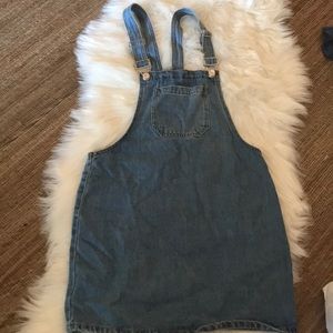 Forever 21 overall mini dress